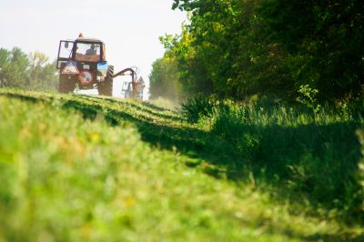 Bush Hogging Machinery Close-Up