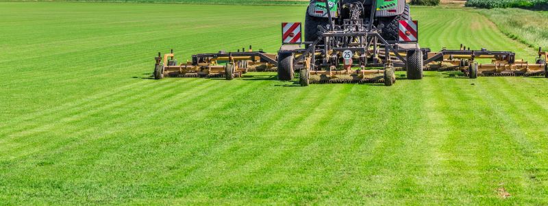 Mowing Equipment in Use